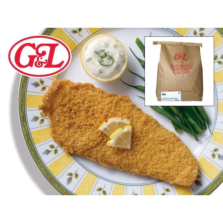 G&L Medium Cracker Meal Breading 25lbs G4485.43